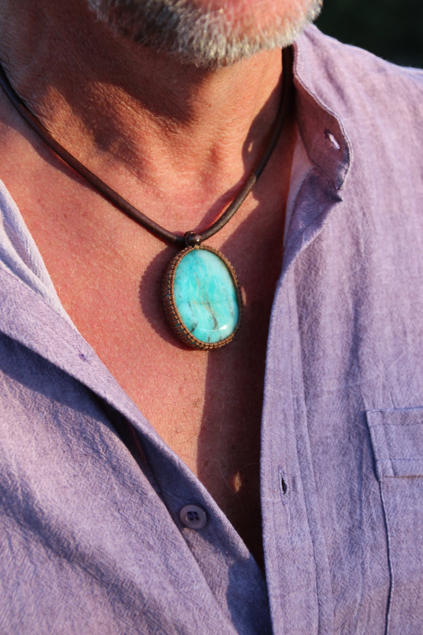 Brown Amazonite Wizard 'TRUTH SPEAKER'