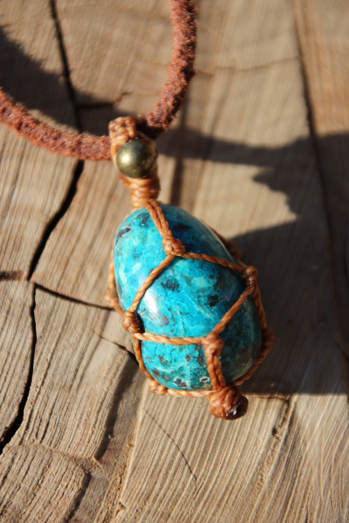 High Quality Chrysocolla Warrior 'VOICE OF STRENGTH'