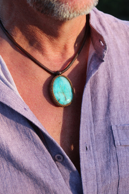 Brown Amazonite Wizard 'TRUTH SPEAKER'