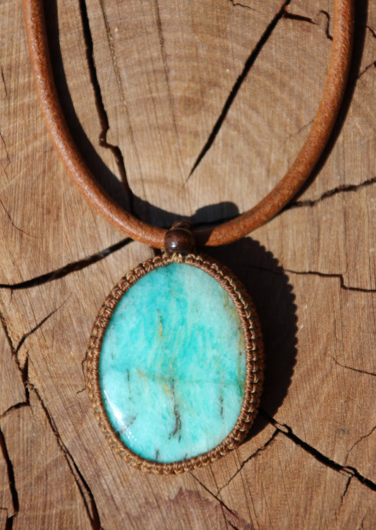 Brown Amazonite Wizard 'TRUTH SPEAKER'